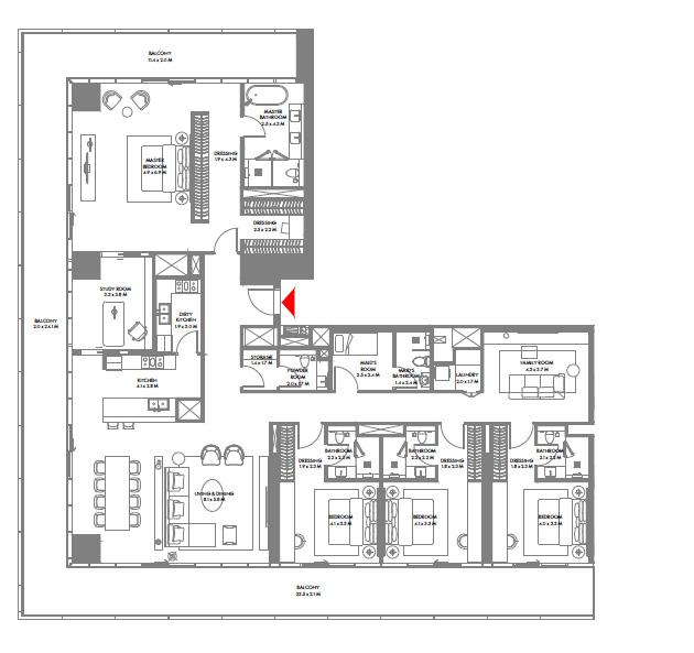 4-Bedroom Residences